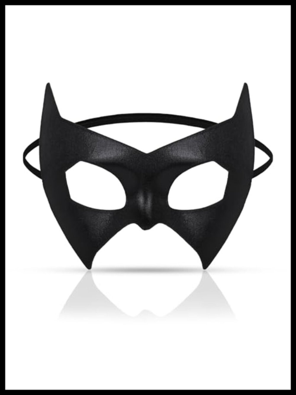 Leather Bat Eye Mask Superhero Costume Mask Adult One Size Cosplay Halloween